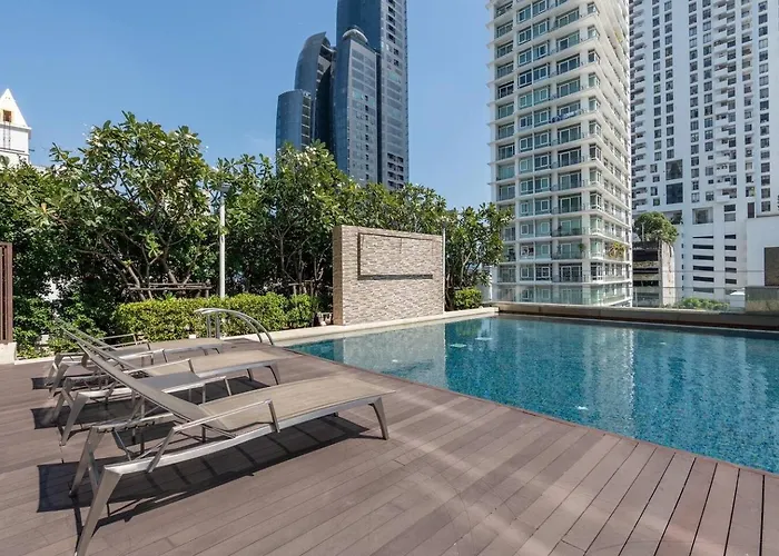 Luxury Prime Thong Lor - Fast Wifi, Gym&pool Apartment *