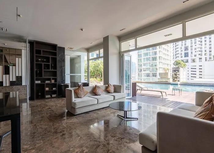 Apartment Luxury Prime Thong Lor - Fast Wifi, Gym&pool